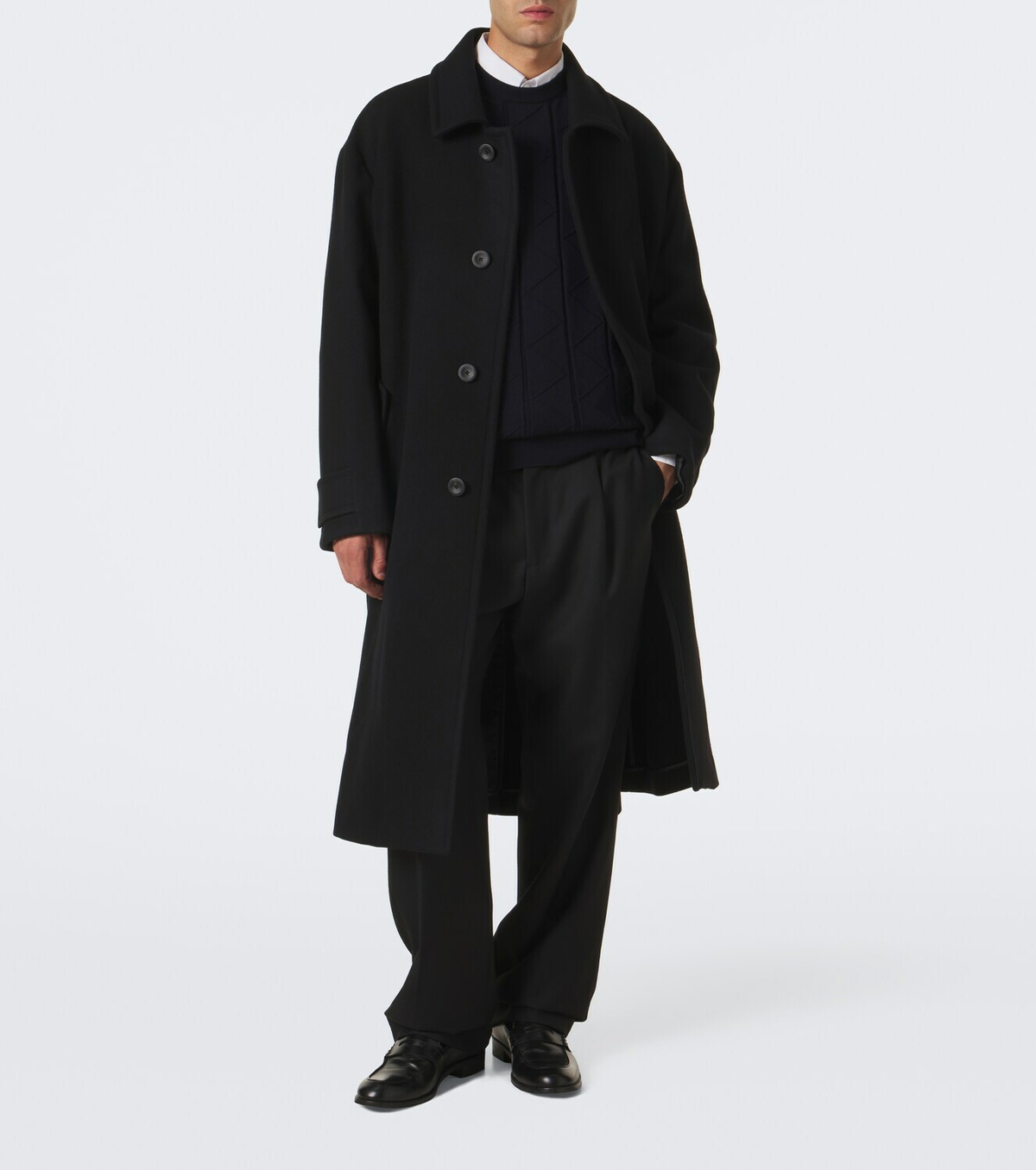 Giorgio Armani Wool and cashmere coat