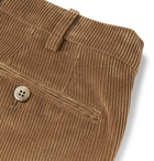 Loro Piana - Cotton-Corduroy Trousers - Brown