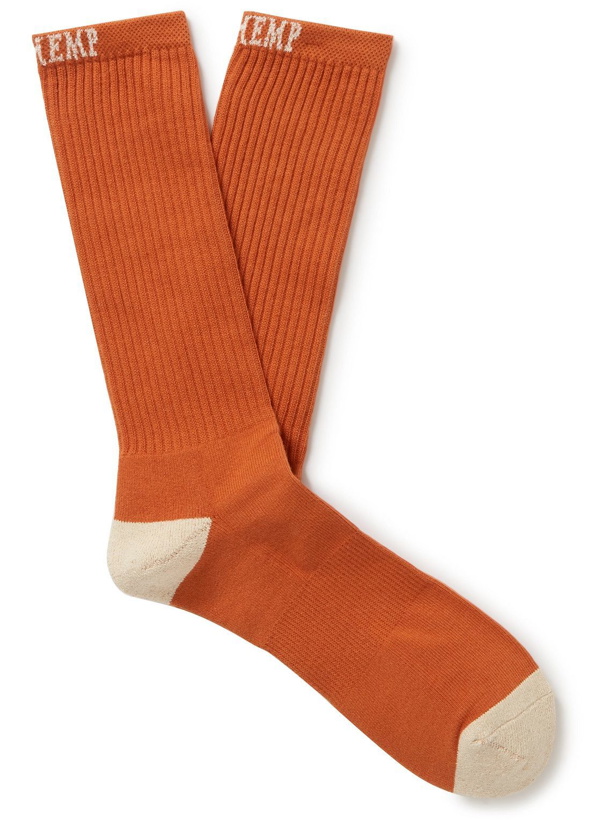 Photo: Anonymous ism - GOHEMP Ribbed Cotton-Blend Socks