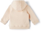 Chloé Baby Pink Hooded Zip-Up Sweatshirt
