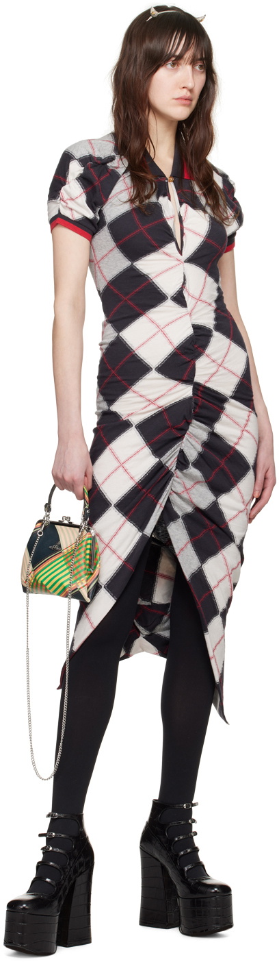 VIVIENNE WESTWOOD リボン ミディドレス ◇Vivienne Westwood 23AW◇Ginnie フリルクレープドレス◇2色