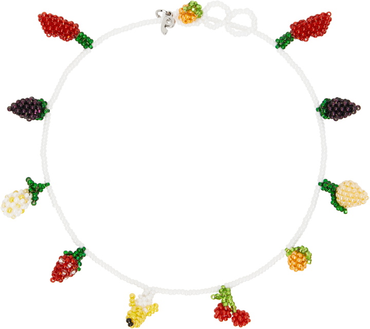 Photo: Pura Utz White Fruit Salad Necklace