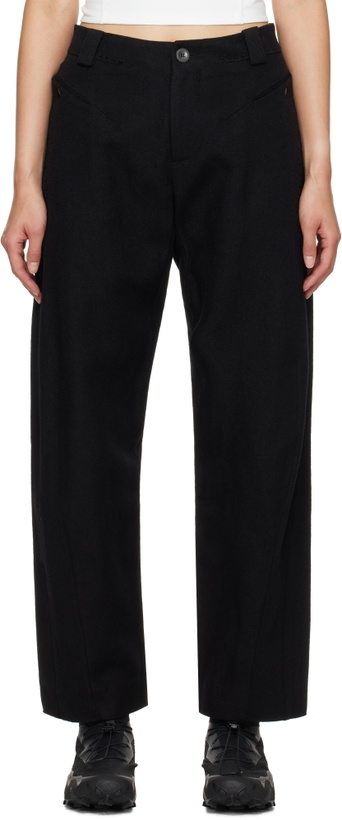 Photo: HYEIN SEO Black Bent Trousers