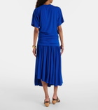 Ferragamo Draped jersey T-shirt dress