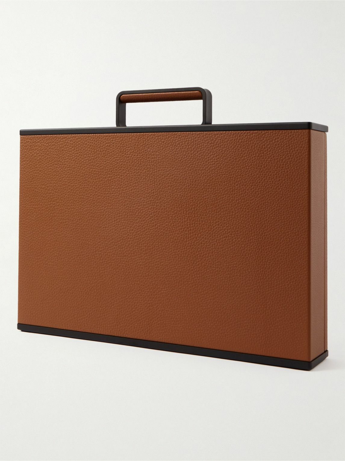 Charles Simon - Mackenzie Full-Grain Leather Ten-Piece Travel Watch Case