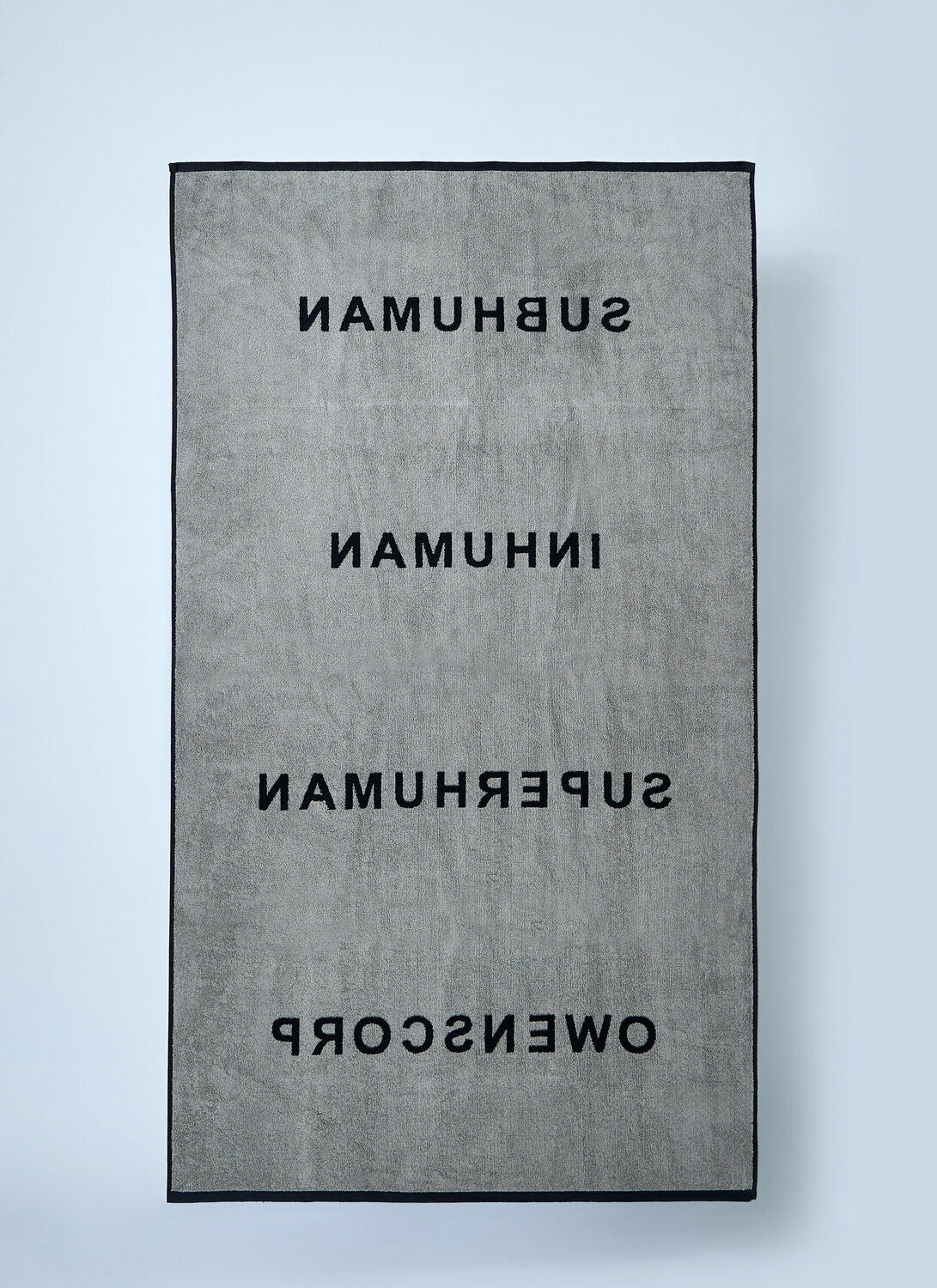Rick Owens Logo Motif Beach Towel
