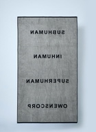 Rick Owens Logo Motif Beach Towel
