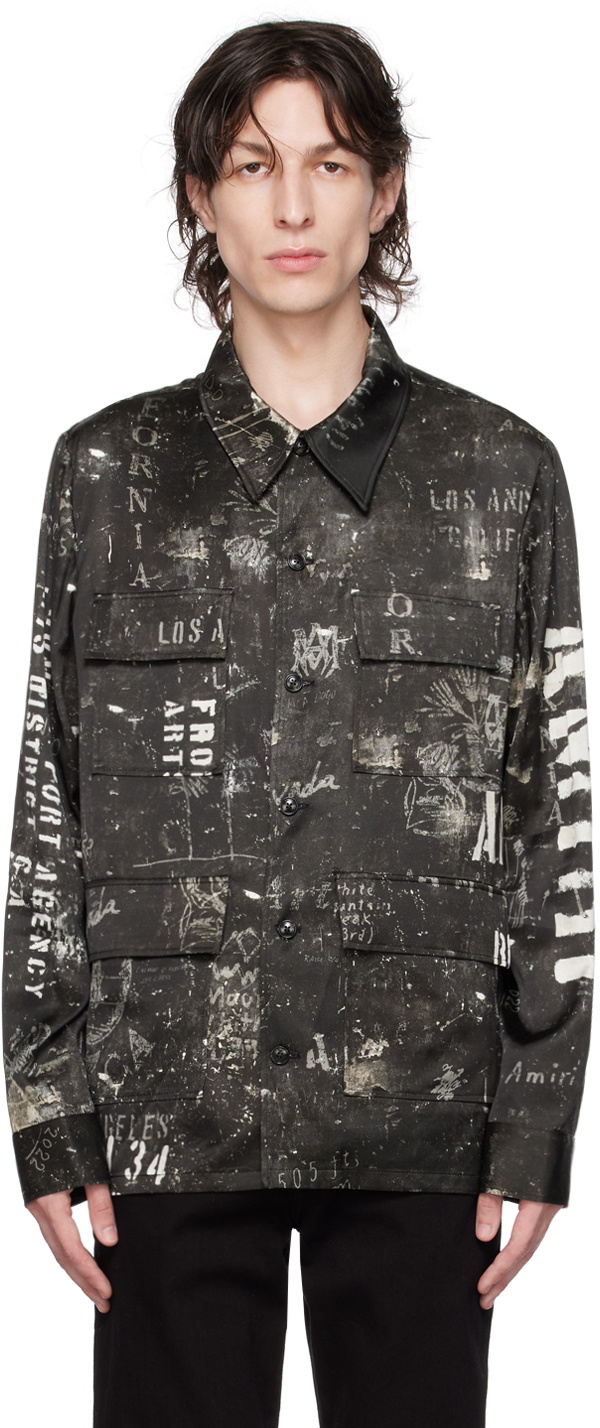 AMIRI Black Graphic Jacket Amiri