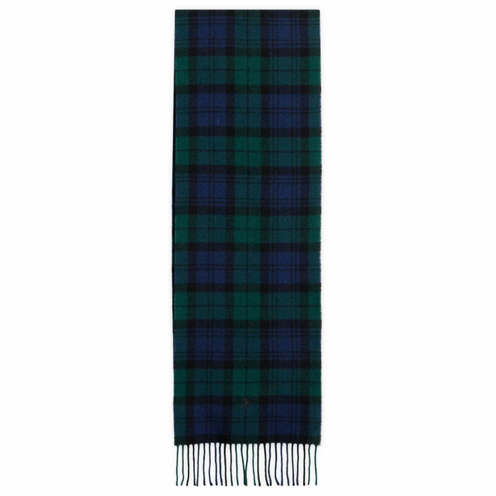 Photo: Polo Ralph Lauren Men's Tartan Scarf in Blackwatch 