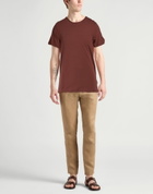 Crossley Mens T-shirt Chocolate in Brown