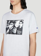 Champion x Beastie Boys - Graphic Print T-Shirt in Grey
