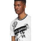 Dolce and Gabbana White Floral T-Shirt