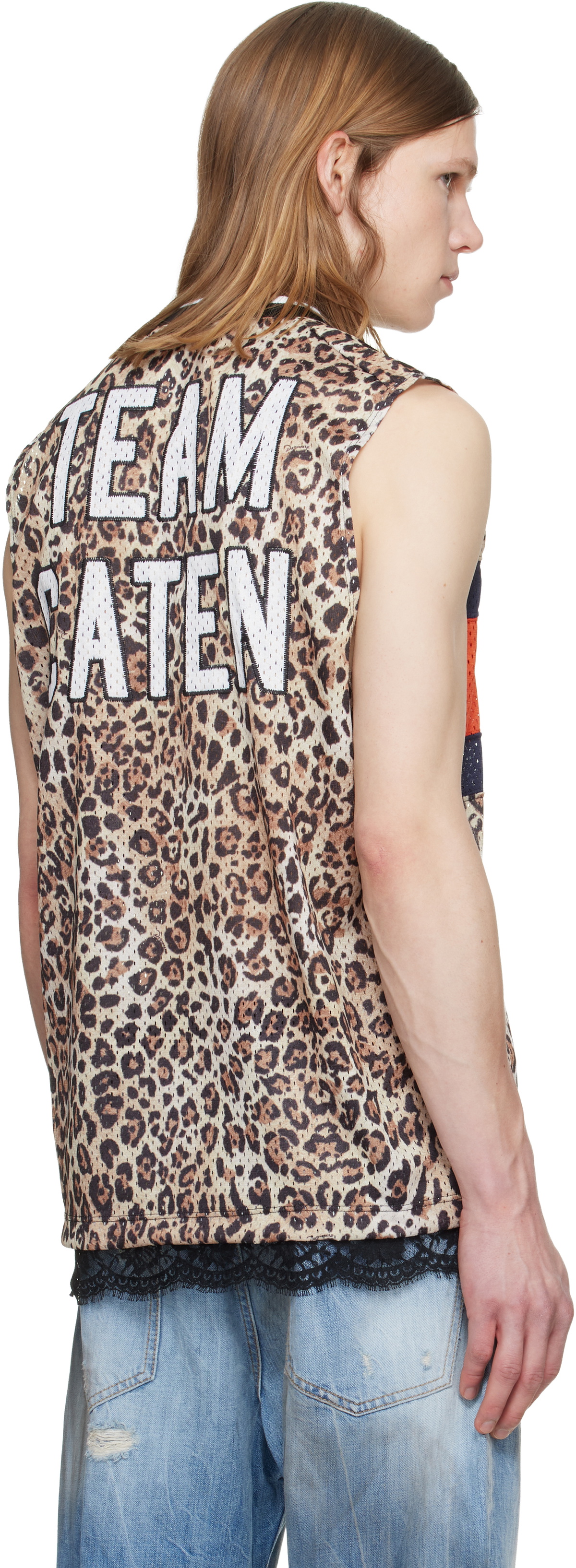 Dsquared2 Multicolor Wild2 Cigarette Fit Tank Top