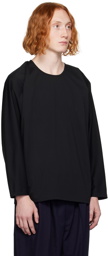 RAINMAKER KYOTO Black Dolman Long Sleeve T-Shirt