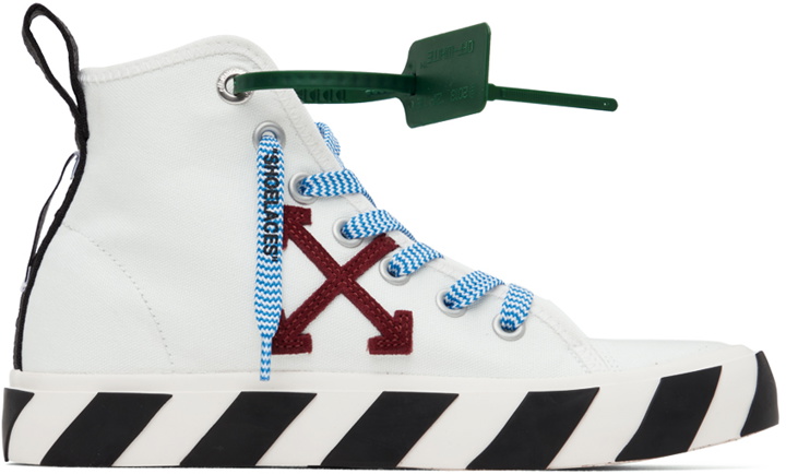 Photo: Off-White White Mid Vulcanized High Sneakers