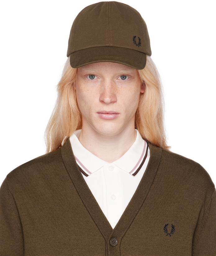 Photo: Fred Perry Brown Classic Piqué Cap