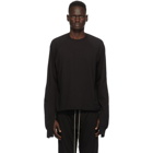 Rick Owens Drkshdw Black Vega Combo Sweatshirt