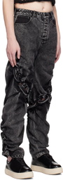 PONDER.ER Black Swirl Jeans
