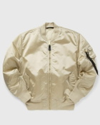 Alpha Industries MA-1 "3M" Flight Jacket Beige Mens Bomber Jacket