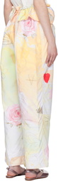 OPEN YY Multicolor Graphic Wrap Padded Trousers