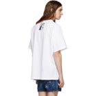 Dsquared2 White Dyed Mert and Marcus 1994 Edition Slouch Fit T-Shirt