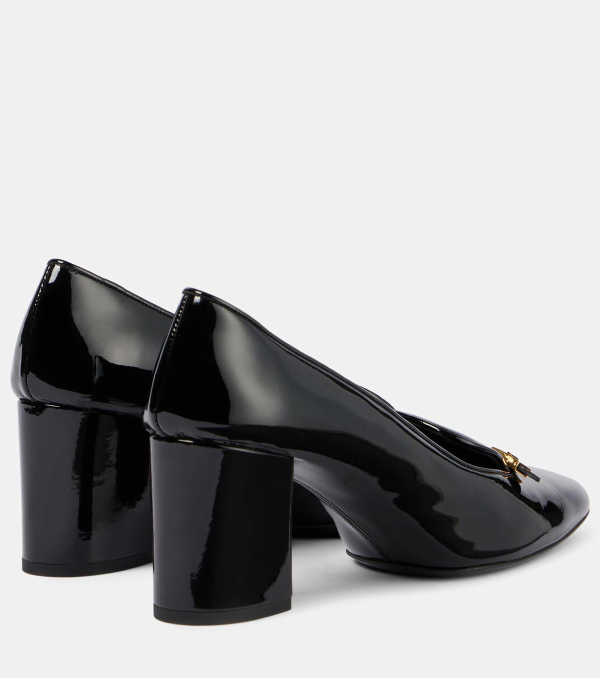 Khaite Elio patent leather loafer pumps