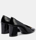 Khaite Elio patent leather loafer pumps