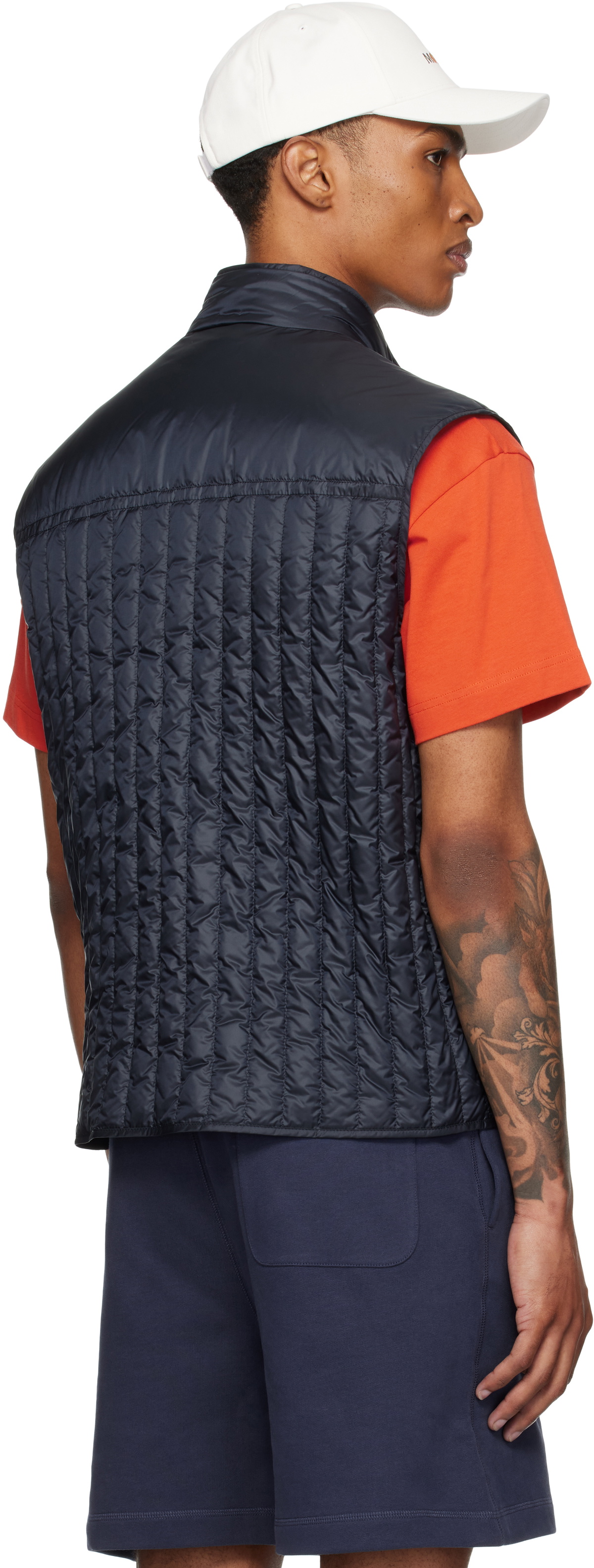 Moncler Genius Moncler x Gilga Farm Navy Tangerine Down Vest