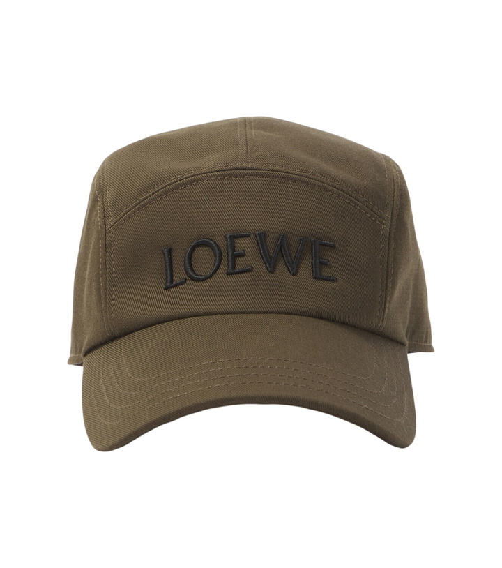 Photo: Loewe Logo embroidered cotton baseball cap