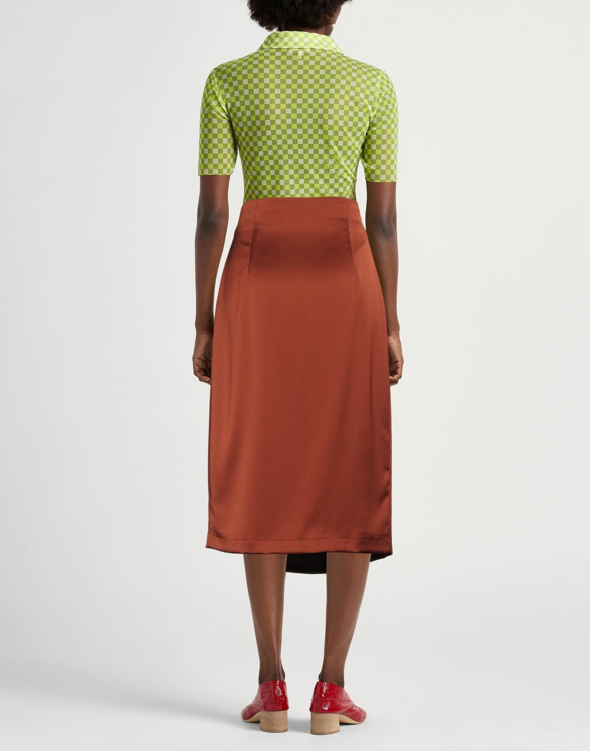 Altea Womens Midi skirt Rust