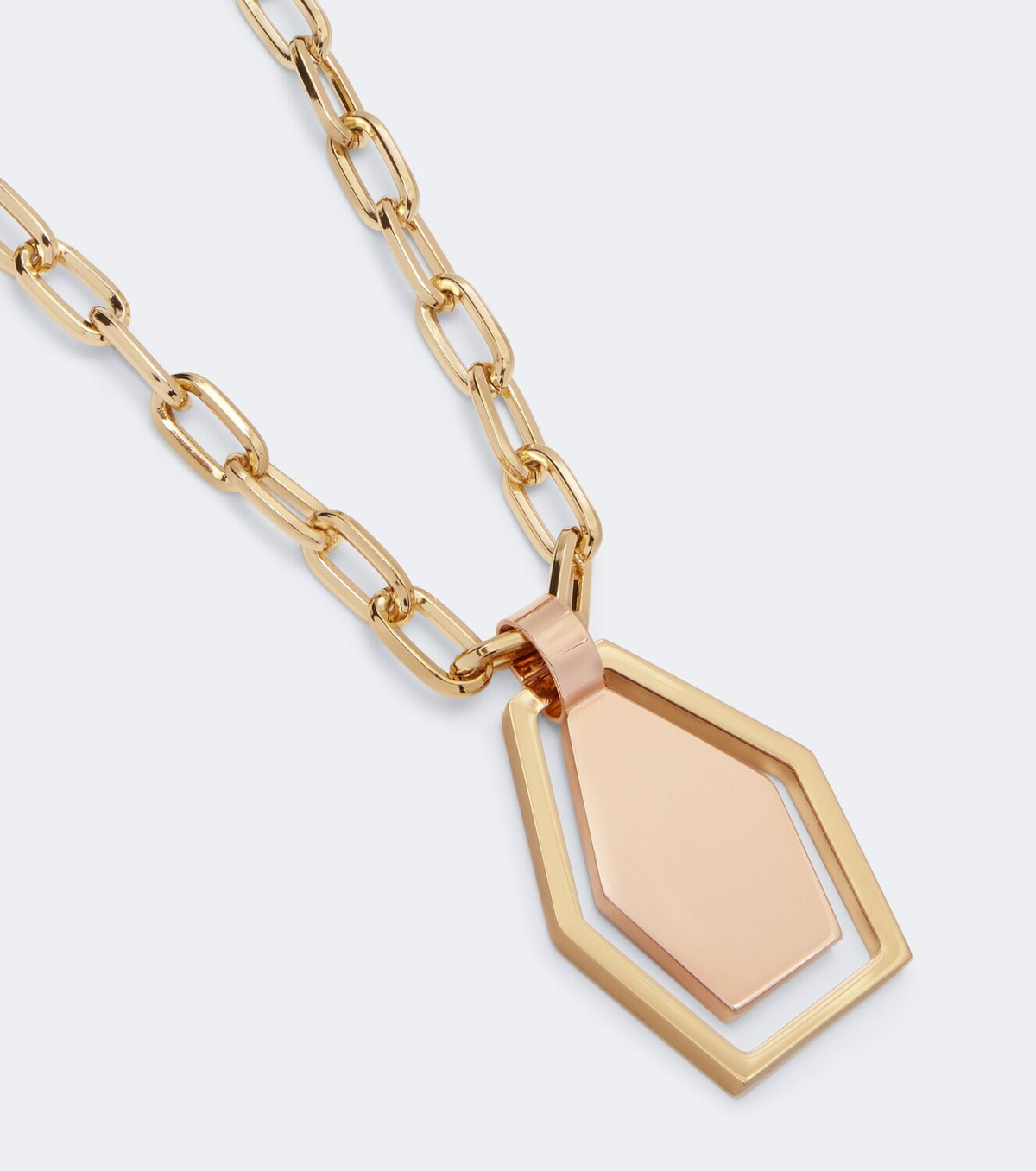 La DoubleJ Swinging Portal gold-plated necklace