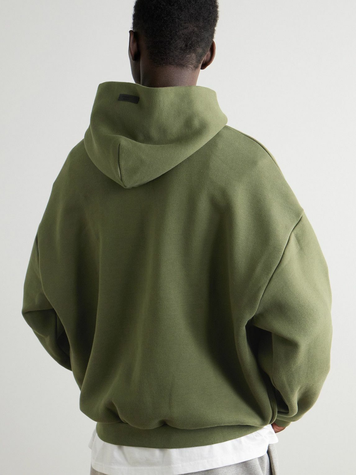 FEAR OF GOD ESSENTIALS - Oversized Logo-Print Cotton-Blend Jersey