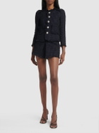 DSQUARED2 - Tweed Bouclé Collarless Jacket