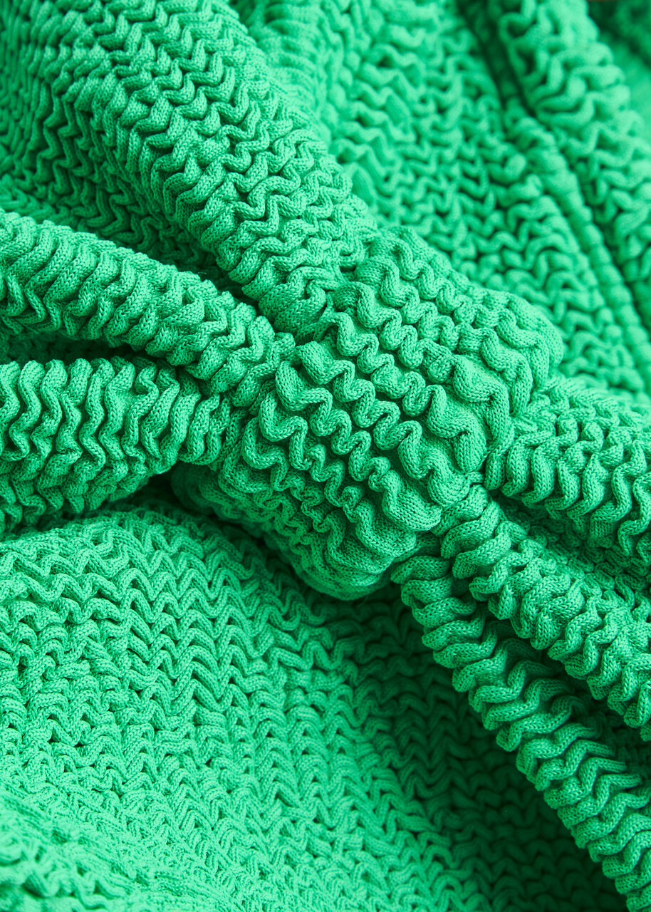 Hunza G Jean Seersucker Bikini - Green - One Size