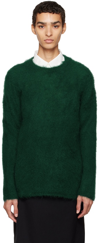 Photo: Comme des Garçons Homme Plus Green Crewneck Sweater