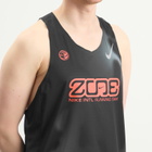 Nike Running Men's Nike Aeroswift Singlet in Black/Grey/Crimson