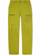 OSTRYA - Yarrow Straight-Leg Logo-Print Tech-Shell Trousers - Green