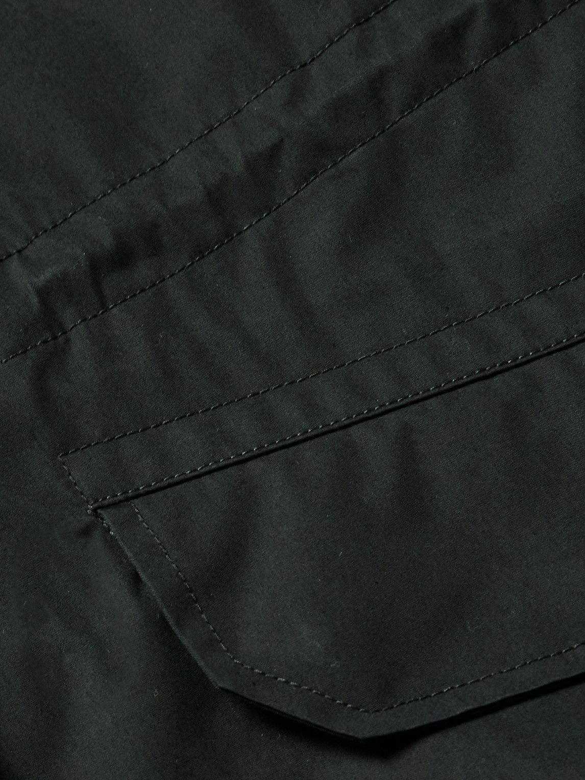 Yves Salomon - Cotton-Blend Twill Parka with Detachable Shearling Liner - Black