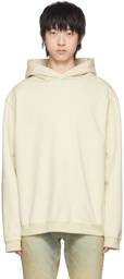 Maison Margiela Off-White Cotton Hoodie