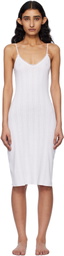 Cou Cou White 'The Midi Slip' Midi Dress