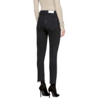 Olivier Theyskens Black Re/Done Levis Edition Tenim High-Rise Ankle Crop Jeans