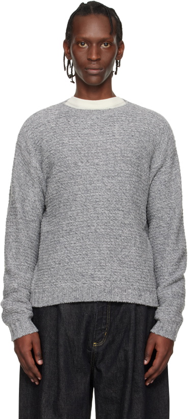 Photo: Studio Nicholson Gray Camden Knit Sweater