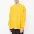 Homme Plissé Issey Miyake Men's Long Sleeve Release T-Shirt in Yellow