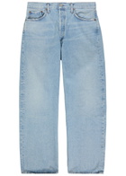 Agolde Afton Relaxed Straight-leg Jeans Light Blue