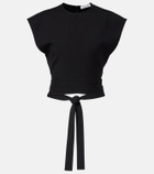Alaïa Belted wool top