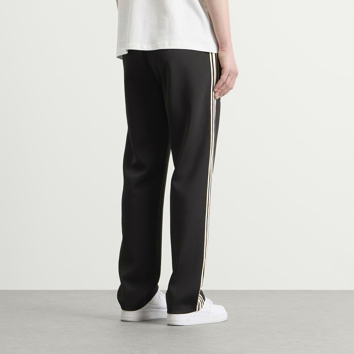 ANNIE HOOD Men's College Track Pants in Black