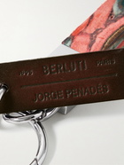 Berluti - Jorge Penadés Silver-Tone and Recycled Leather Key Fob