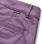 Noon Goons - Slim-Fit Cotton-Twill Trousers - Purple