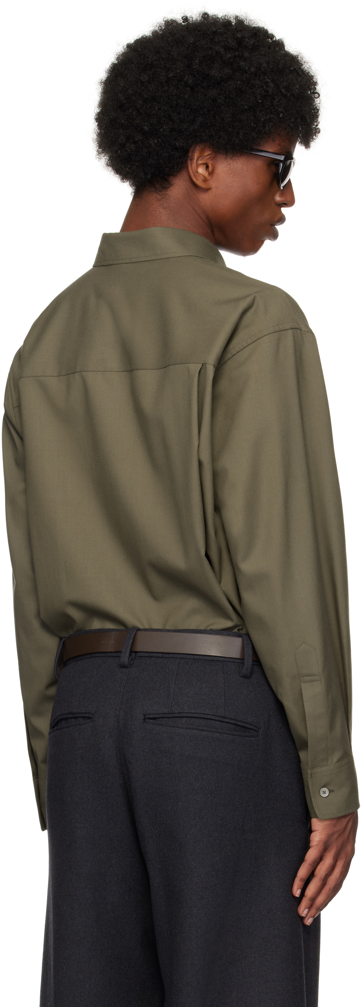 トップス AURALEE SUPER FINE TROPICAL WOOL SHIRT Men's Super Fine Tropical Wool Shirt – La Garçonne
