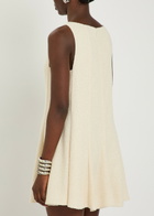 Khaite Mags Bouclé Mini Dress Natural